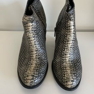 Free People x Farylrobin Snakeskin Booties